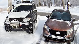 Сравнительный тест-драйв Lada XRAY vs UAZ Patriot
