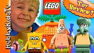 Spongebob House and Boatmobile LEGO Kit