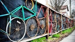 Как украсить забор. Креативная идея