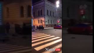 Первые секунды после смертельного ДТП в Харькове Градусник 18.10.17