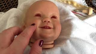 УРОКИ РЕБОРНИНГА . How to make your reborn doll ? РЕБОРН КУКЛЫ . ЧУДО МЕШОЧЕК . Прошиваем волосы .