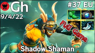 Support Gh [Liquid] plays Shadow Shaman!!! Dota 2 Full Game 7.21