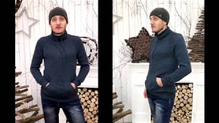 Мужская толстовка, худи. Расчеты, схемы, как и из чего вязала.