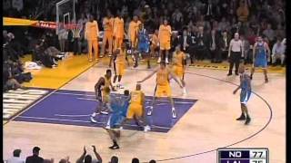 Kobe Bryant Makes Three 3's with Contact in a Row