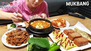 리얼먹방:) 내가 좋아하는 밥도둑 반찬들로★집밥먹방!!ㅣKorean home made foodㅣ韓国家庭料理ㅣMUKBANGㅣEATING SHOW