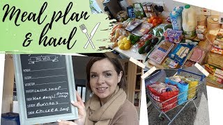 MEAL PLAN // TESCO GROCERY COME SHOP WITH ME HAUL  // MAKING SOUP