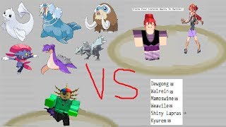 Roblox Project Pokemon Elite Four Lorelei Battle!