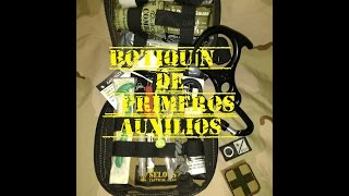 Botiquin Tipo Militar de Primeros Auxilios -Segunda Parte