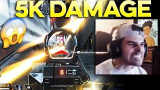 APEX LEGENDS | RANK #1 PLAYER 5K DAMAGE SOLO! (INSANE ENDING) JOHN WICK STYLE