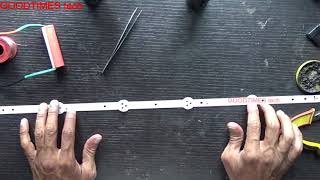 LED TV | How to replace single LED from back-light LED Strip.