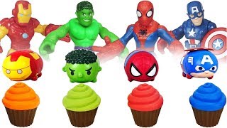 Spiderman & Marvel Avengers Infinity War Toys Transform Learn Colors with Pretend Play