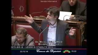 Michele Dell'Orco (M5S): approvazione Legge di Stabilità 2015