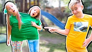 24 часа Катя и Ксюша БЛИЗНЕЦЫ? Девочки НЕ ХОТЯТ Расставаться! - Скетч на Мы семья
