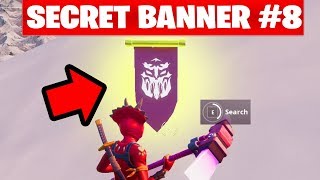 Find the Secret Banner in loading screen 8 Fortnite , Secret Battle Star Replaced Season 8