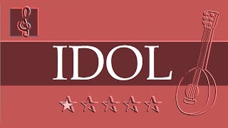 Mandolin  & Guitar Duet - BTS 방탄소년단 - IDOL (Sheet music - Guitar chords)