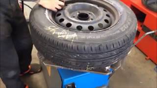 Шины Bridgestone MY 02  проверка дисбаланса на 200 км/ч
