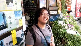 大洗・金魚すくい・場所（14/05/01） シンガポールからお越しのお客様「初めての金魚すくい」とは？