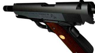 Colt 1911 Disassembly 3D
