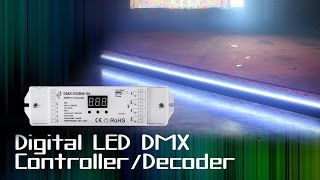 LED Digital DMX Controller Decoder 4 Channel