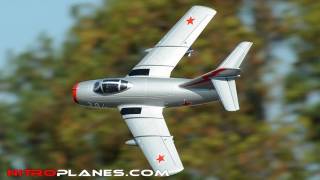 Exceed-Rc 70mm MIG-15 w/ Alloy Retracts and Suspension Flight Demo