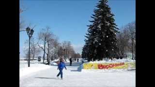 Самара. Зимняя набережная реки Волги.