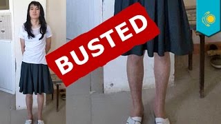 Мужчина нарядился в женщину, чтобы сдать экзамен за свою подругу