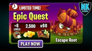 PvZ 2 - Epic Quest: Escape Root - Level 1 Plants