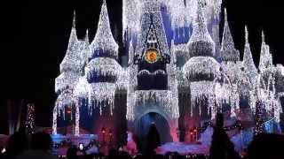 A Frozen Holiday Wish - Complete Cinderella Castle Lighting Show