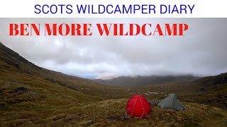 Ben More climb Crainlarich munros wild camping Scotland