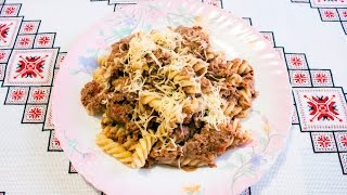 МАКАРОНЫ ПО-ФЛОТСКИ Как приготовить макароны по-флотски МАКАРОНИ ПО-ФЛОТСЬКИ рецепт приготування