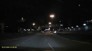 Blaupunkt Dashcam DVR BP 2.0 FHD night time result and minor accident ahead