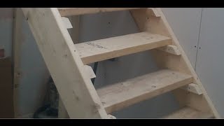 How to build Stairs. Easy steps DIY staircase