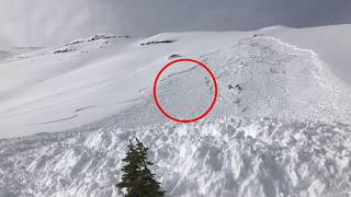 Skier Triggered Avalanche in Red Lady Bowl on January 19, 2020.