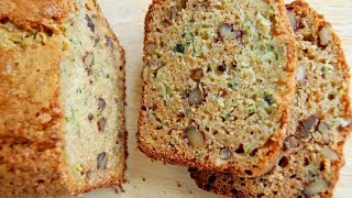 КЕКС С КАБАЧКОМ ЦУККИНИ И ОРЕХАМИ К ЧАЮ