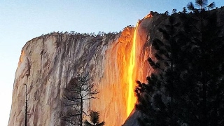 AMAZING, 'Firefall' phenomenon at Yosemite's El Capitan wows visitors