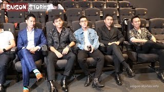 Dàn cast SAO NHẬP NGŨ dở khóc dở cười khi xem lại chương trình | Họp báo SAO NHẬP NGŨ 2019