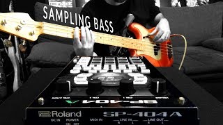 Roland SP-404A: Sampling Bass Guitar To Create An Instrument Patch [Beat Making Tutorial]