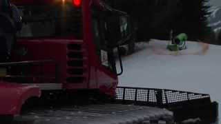 Pistenpflege beim Familienskigebiet Kristberg