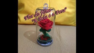 Diy: Cúpula com rosa do tema "A bela e a fera"#reciclando