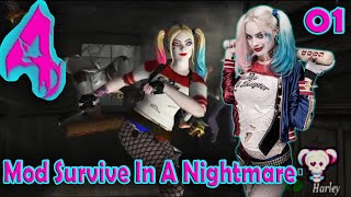 Resident Evil 4 Mod - Survive In A Nightmare - #01 Harley Quinn on the Hero Team