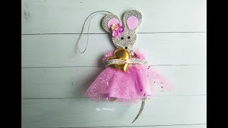 Новогодняя Игрушка Мышка Своими Руками.Мастер класс.