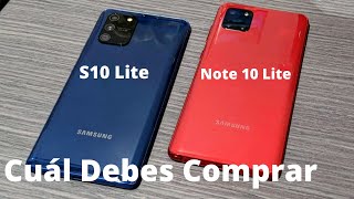 Samsung Galaxy S10 Lite VS Samsung Galaxy Note 10 Lite Cual Deberías Tener!!