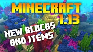 ►Minecraft 1.13: NEW ITEMS AND BLOCKS REVIEW! (MC 1.13 NEWS)◄ | iJevin