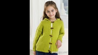 Кардиган Спицами для Девочки 10 лет - 2019 / Cardigan Spokes for Girl 10 years old