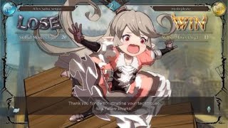 Granblue Fantasy: Versus (Closed Beta) Katalina vs Charlotta