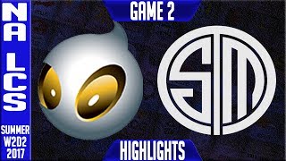 DIG vs TSM Highlights Game 2 | NA LCS Week 2 Day 2 Summer 2017 | Dignitas vs TSM G2