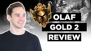 How To Correctly Press Your Early Game Advantage as Olaf - Gold 2 Review