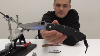 CPM S30V. Белая линейка от Гриндермана. Заточка на Профиль К-02. Часть-2