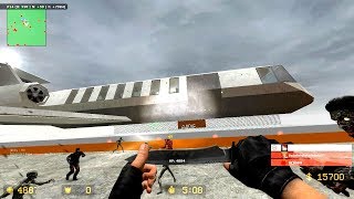 CSS : Zombie Escape Mod - zm_melong_dow_learjet_b1 - Unloze Server