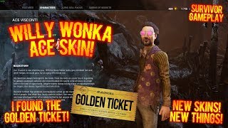 NEW WILLY WONKA ACE SKIN! - Survivor Gameplay - Dead By Daylight